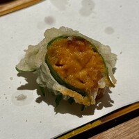 天ぷら 美やま - うに