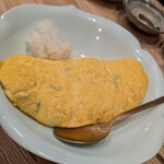 五月四日 - しらすとチーズのオムレツ　¥1280