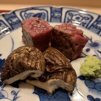 鮨ひろ瀬 - 松坂牛のランプ