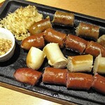 エビスバー - 北海道ソーセージ ４種盛合せ（カットしました）