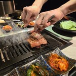 りきちゃん - フォークで裂ける