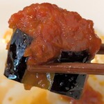 カフェメシプーチ - 茄子にトマトを乗せたカポナータ風なヤツ