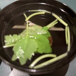 うなぎ屋 廣川 - 写真のピントがあっていないが、出汁は鮮明な味