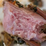 カフェメシプーチ - 豚肉のソテー　オリーブソース（食べ掛け御免）