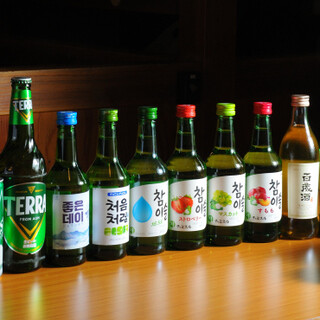 ドリンクメニューは種類豊富！韓国で飲んでいる気分が味わえる♪