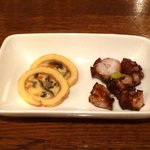 焼酎&梅酒バー 中吉 - ある日のお通し