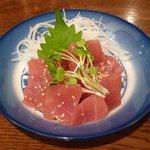 焼酎&梅酒バー 中吉 - まぐろぶつ（500円）