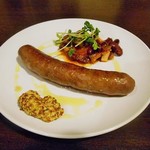 BARU 竹末 - 「自家製腸詰 猪」（600円）
      
      しっかりと猪肉が詰まった腸詰で、食べ応えがある。