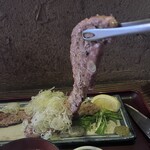 炭火焼専門食処 白銀屋 - デカい分厚い