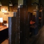 まさや - テーブル席は、全てＢＯＸタイプ