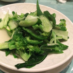 北京遊膳 - 【14年6月】グリーン野菜の炒め物（2,160円）