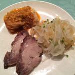 北京遊膳 - 【14年6月】冷製三種盛り合わせ（1,100円）