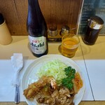 キッチン南海 - エビフライ&しょうが焼き