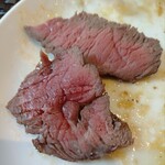 シュラスコ&ビアレストラン ALEGRIA - イチボ〜　コレの３倍いただきました