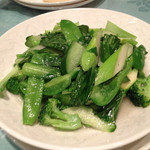北京遊膳 - 【13年8月】グリーン野菜の炒め物
