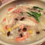 北京遊膳 - 【13年3月】カニとアスパラガスと春野菜の炒め物