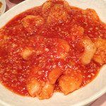 北京遊膳 - 【13年3月】生トマトを使ったフレッシュ海老チリ