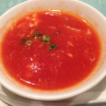 北京遊膳 - 【12年7月】トマトとフカヒレのスープ