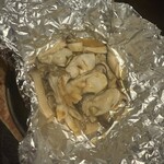 お好み焼 和心 - 牡蠣のキノコのホイル焼き