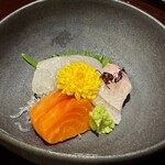 御曹司 きよやす邸 - お造り盛り合わせ