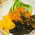 御曹司 きよやす邸 六本木本店 - 胡瓜菊わかめととびっこ和え