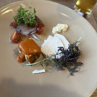 Trattoria VICINO - 本日の前菜3種盛り合わせ