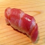 sushishumbinishikawa - 南まぐろ大トロ 夏鮪でこの時期は日本近海鮪には、ばらつきが多く脂も薄めなので南鮪（ニュージーランド天然物）を使用します。