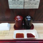 立喰いすし さくだ屋 - 2種類の醤油