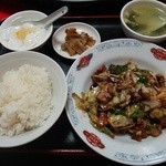香蘭 - 回鍋肉ランチ（750円）