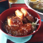 お食事処 相津 - 甘辛ソースです。