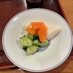 吾妻橋 やぶそば - 漬物