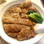 鎌倉赤坂飯店 - パーコー麺 どんぶり一面にギッシリで( ﾟ艸ﾟ；)ビビる