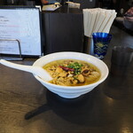 弘明寺丿貫 - ムール貝のアヒージョソバ着丼