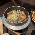 茨城地産地消の店 あんこう鍋×常陸牛 全席個室 もんどころ - お通しの牛すじ