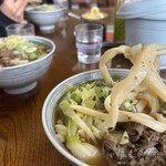 たけ川うどん - 麺リフト