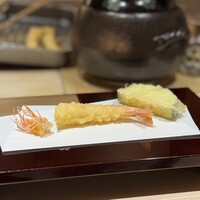 渋谷 天婦羅 ふじもと - 海老・赤茄子