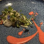 A TUTTA - アオリイカ、ラズベリーソース