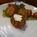 キッチン ブルー グローブ - から揚げにもレモンのタルタルソース