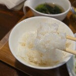 キッチン ブルー グローブ - ご飯が進む