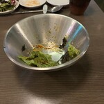 韓国家庭料理 マビの台所 - チョレギサラダ（食べ終え）