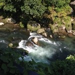 妙見石原荘 食菜石蔵 - 眼下に天降川