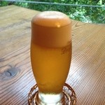 妙見石原荘 食菜石蔵 - 生ビールで乾杯