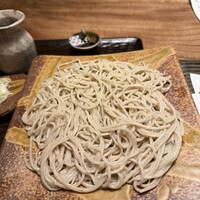 九つ井 玉川店 - 店内で手打ちのざる蕎麦