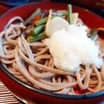 奥出雲そば処 一福 - 山菜おろしそばアップ