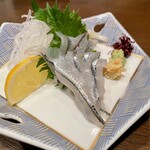 竹うち - サヨリサシミ