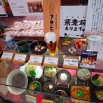 奥出雲そば処 一福 - 奥出雲そば処 一福 出雲縁結び空港店 店頭ショーケース