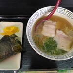 らーめん喜六 - らーめんセット650円(2025.3.9)