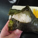 らーめん喜六 - らーめんセット650円、おにぎりたべちゃん(2025.3.9)