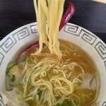 らーめん喜六 - らーめんセット650円、麺リフト(2025.3.9)