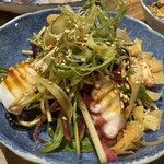 虎ノ門 楽㐂 - 真蛸と干し豆腐のサラダ